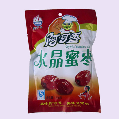 【228g阿可香水晶蜜棗 美味零食】價格,廠家,圖片,蜜餞果脯,清遠(yuǎn)市新盈豐食品貿(mào)易-